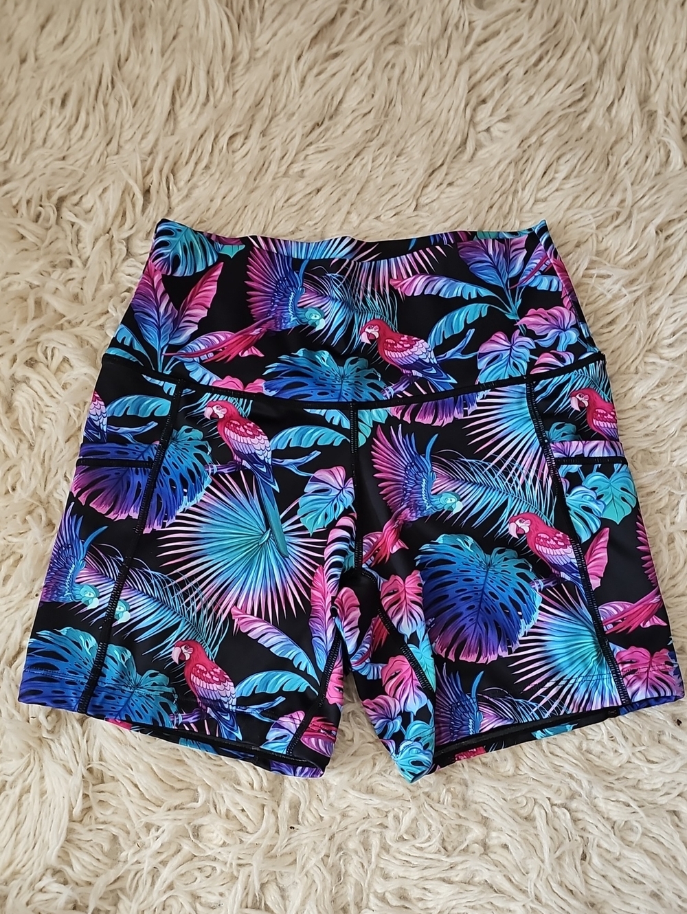 CVG Tropical Print High-Rise Bike Shorts (Constantly VARIED GEAR)